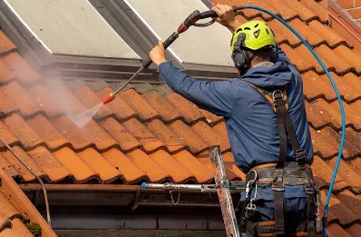 Démoussage et hydrofuge de toiture au Saint